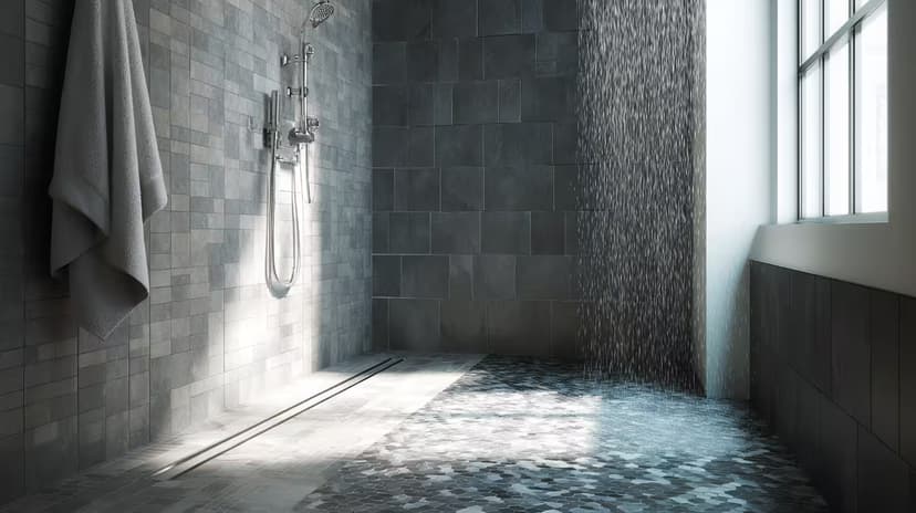 Tile installation in a Downtown Englewood property.